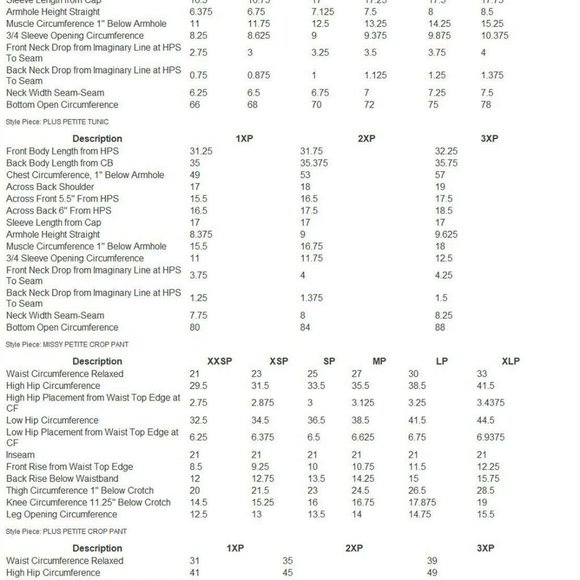 NWT WOMEN WITH CONTROL CREPE TUNIC & CROP PANTS - Picture 15 of 16